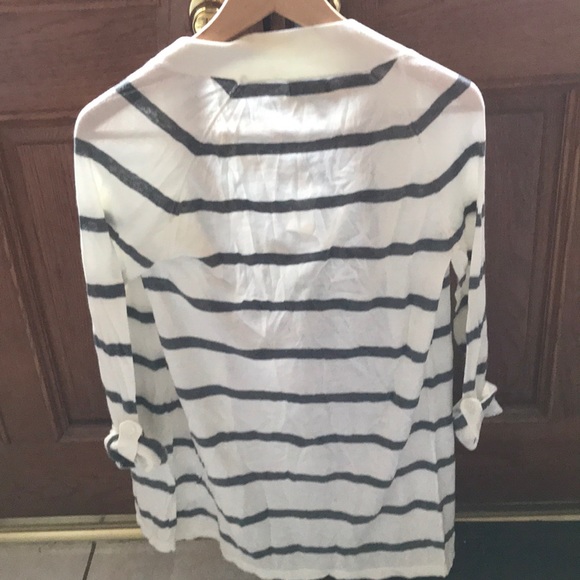 Express striped lightweight cardigan M - Picture 2 of 3